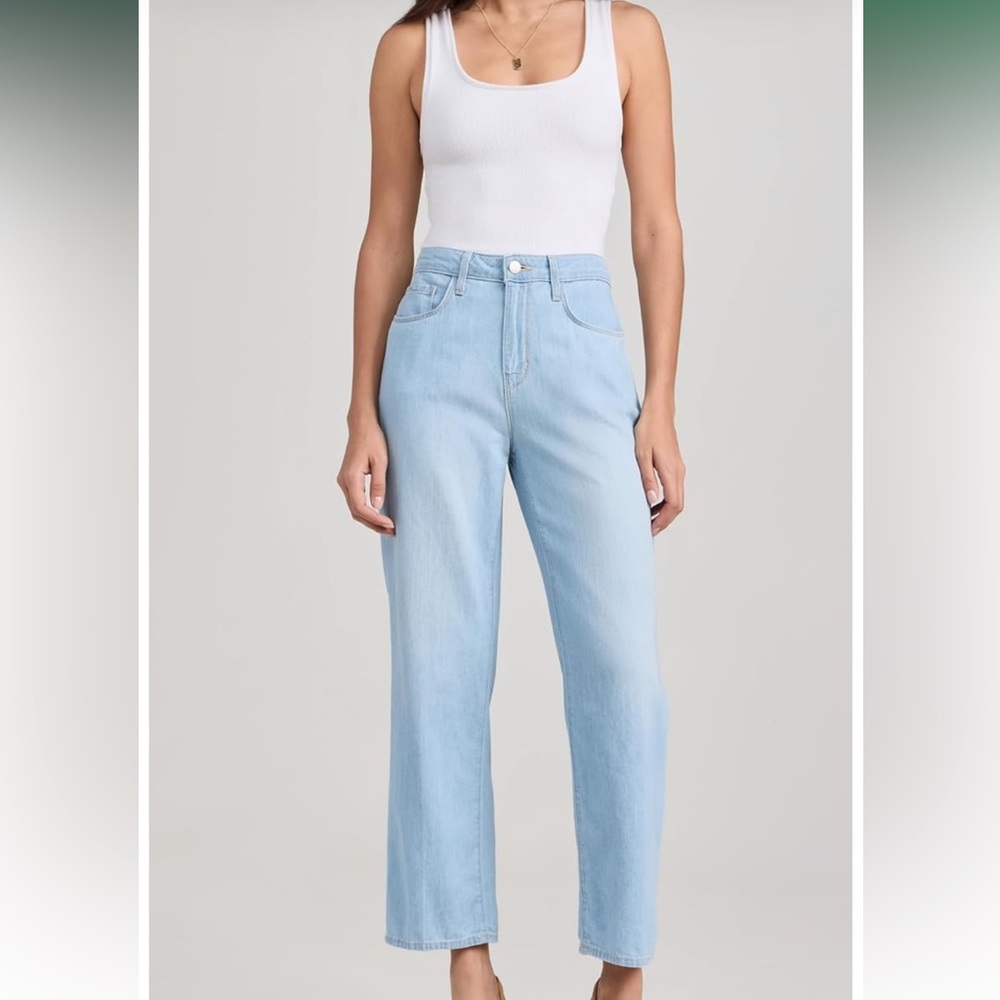 L'AGENCE Women's June Crop Stovepipe Jeans in Dakota NWOT
